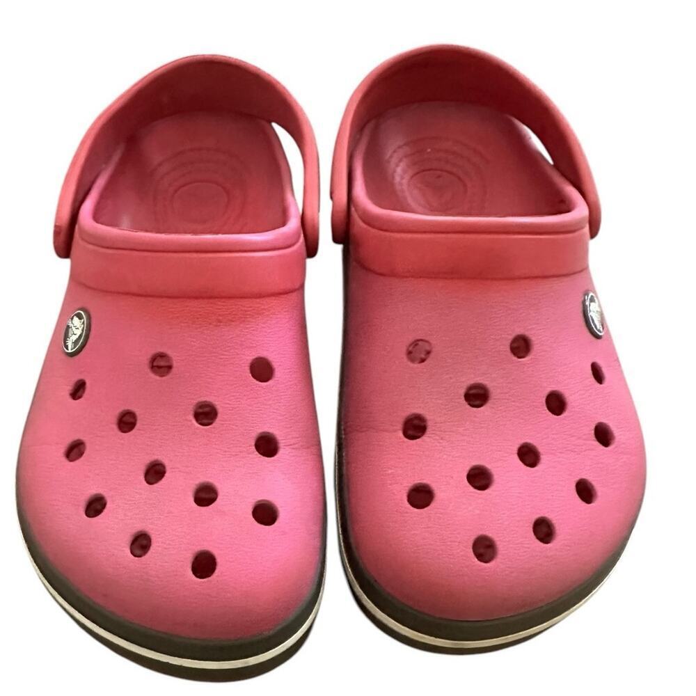 Crocs Crocband "Pepper" Classic Red Clog Mens 4 Womens 6 Relaxed Fit 11016-6EN